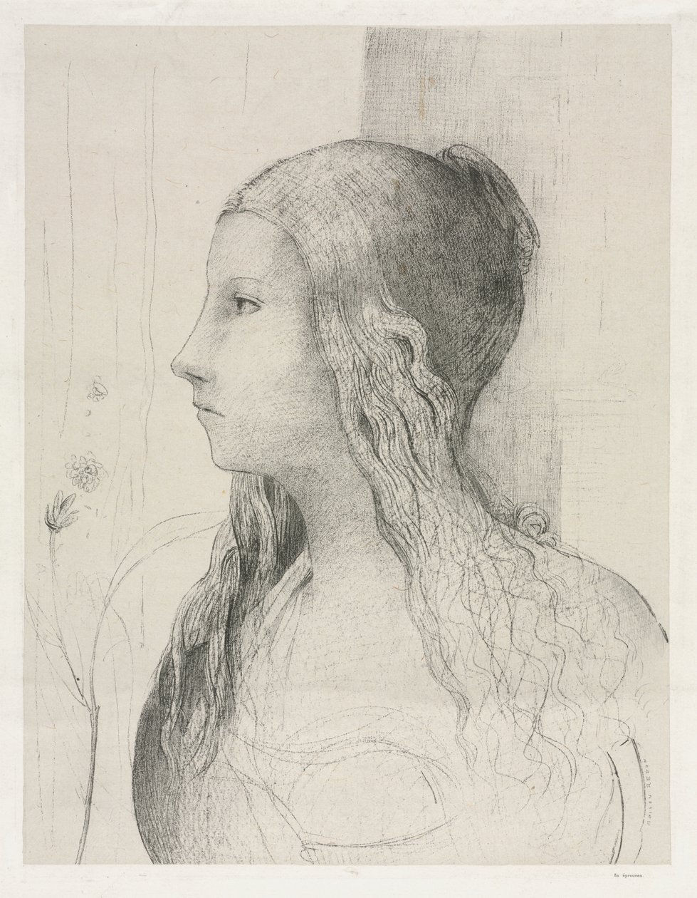 Brünnhilde في فيلم Twilight of the Gods بواسطة Odilon Redon