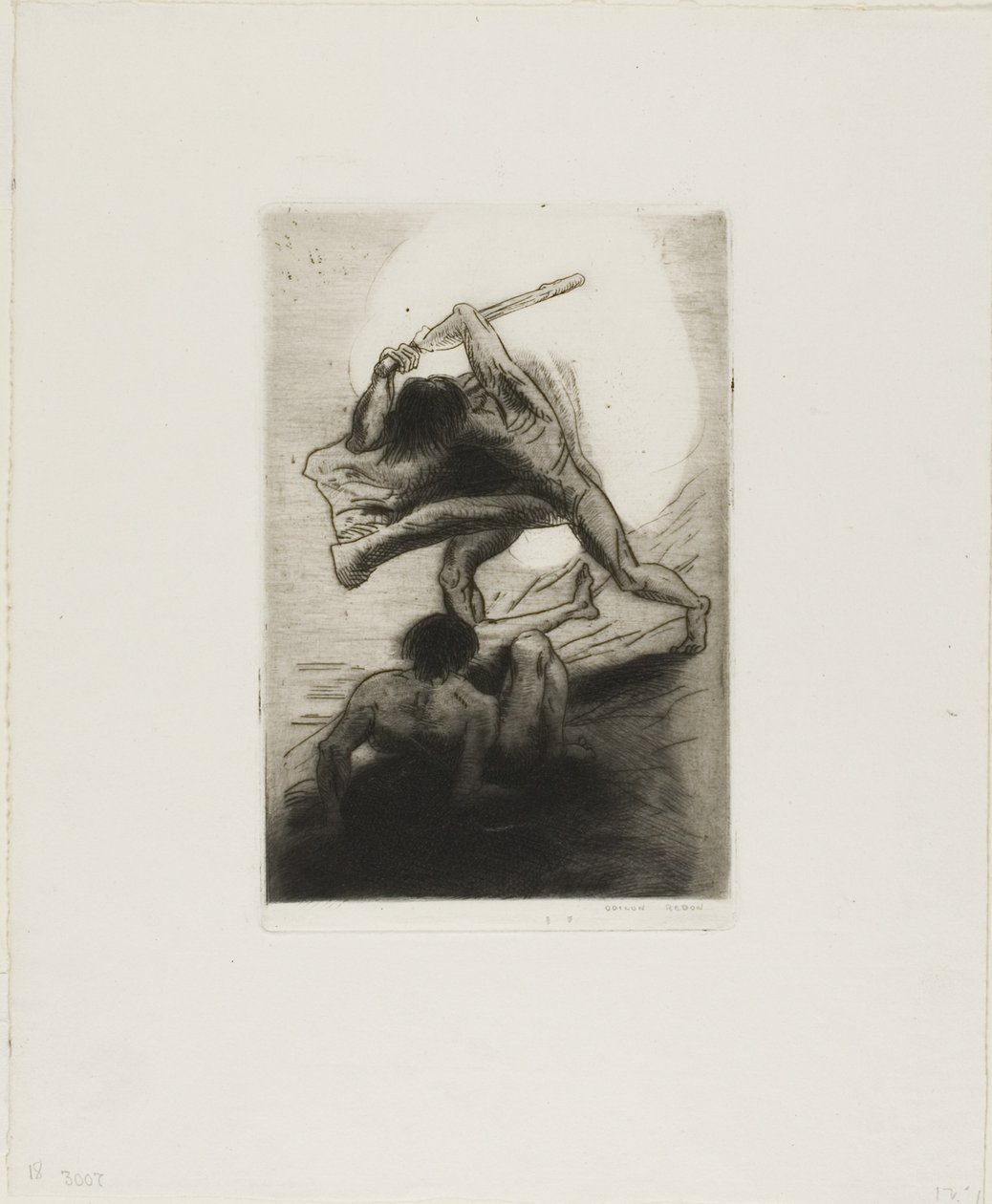 قابيل وهابيل بواسطة Odilon Redon