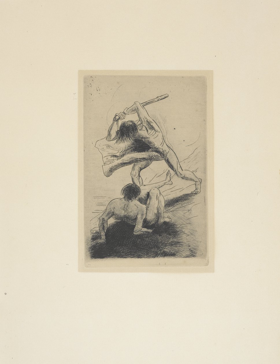 قابيل وهابيل بواسطة Odilon Redon