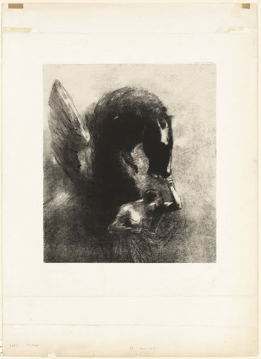 أسير بيغاسوس بواسطة Odilon Redon
