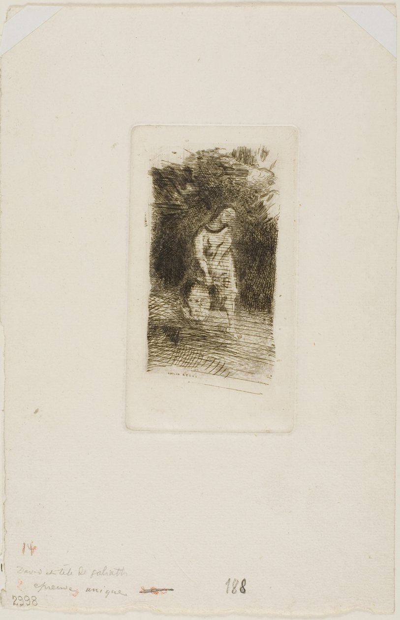 ديفيد بواسطة Odilon Redon