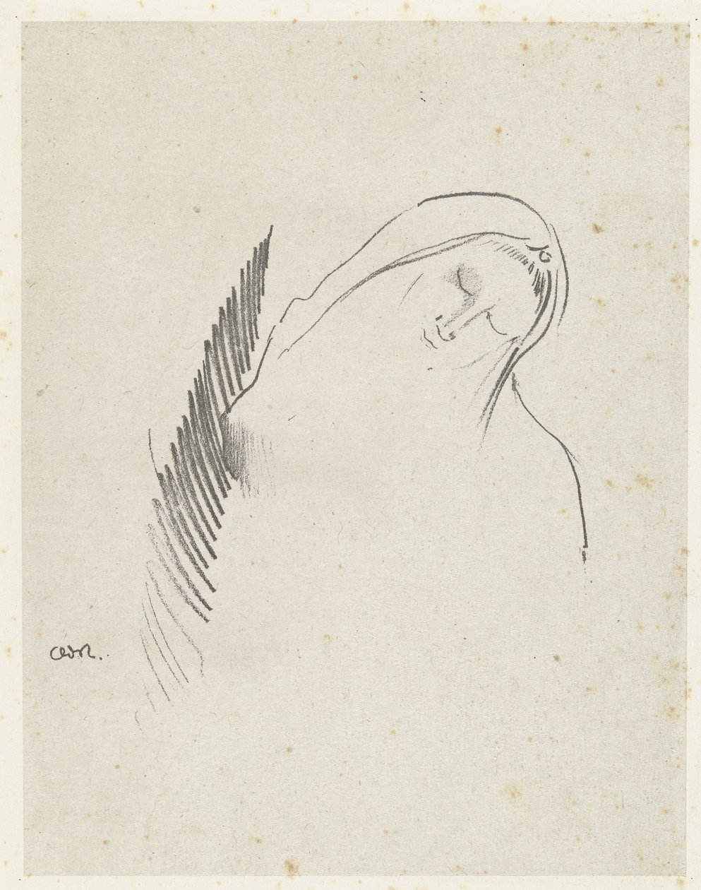 من صفعة نوم بواسطة Odilon Redon