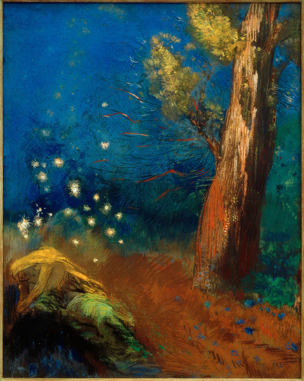 وفاة بوذا بواسطة Odilon Redon