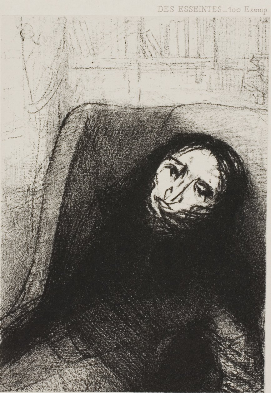 Des Esseintes ، واجهة أمامية من تأليف JK Huysmans بواسطة Odilon Redon