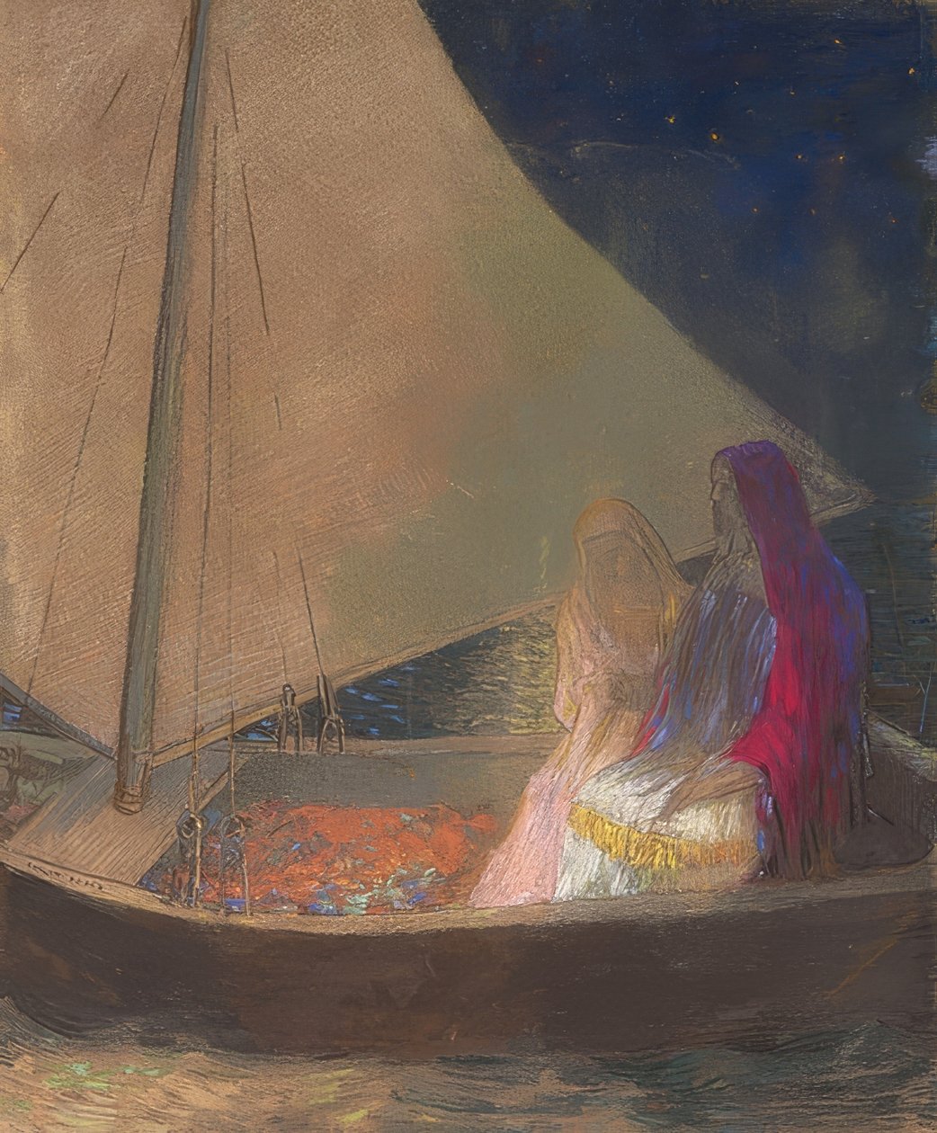 لحاء. حوالي عام 1902 بواسطة Odilon Redon