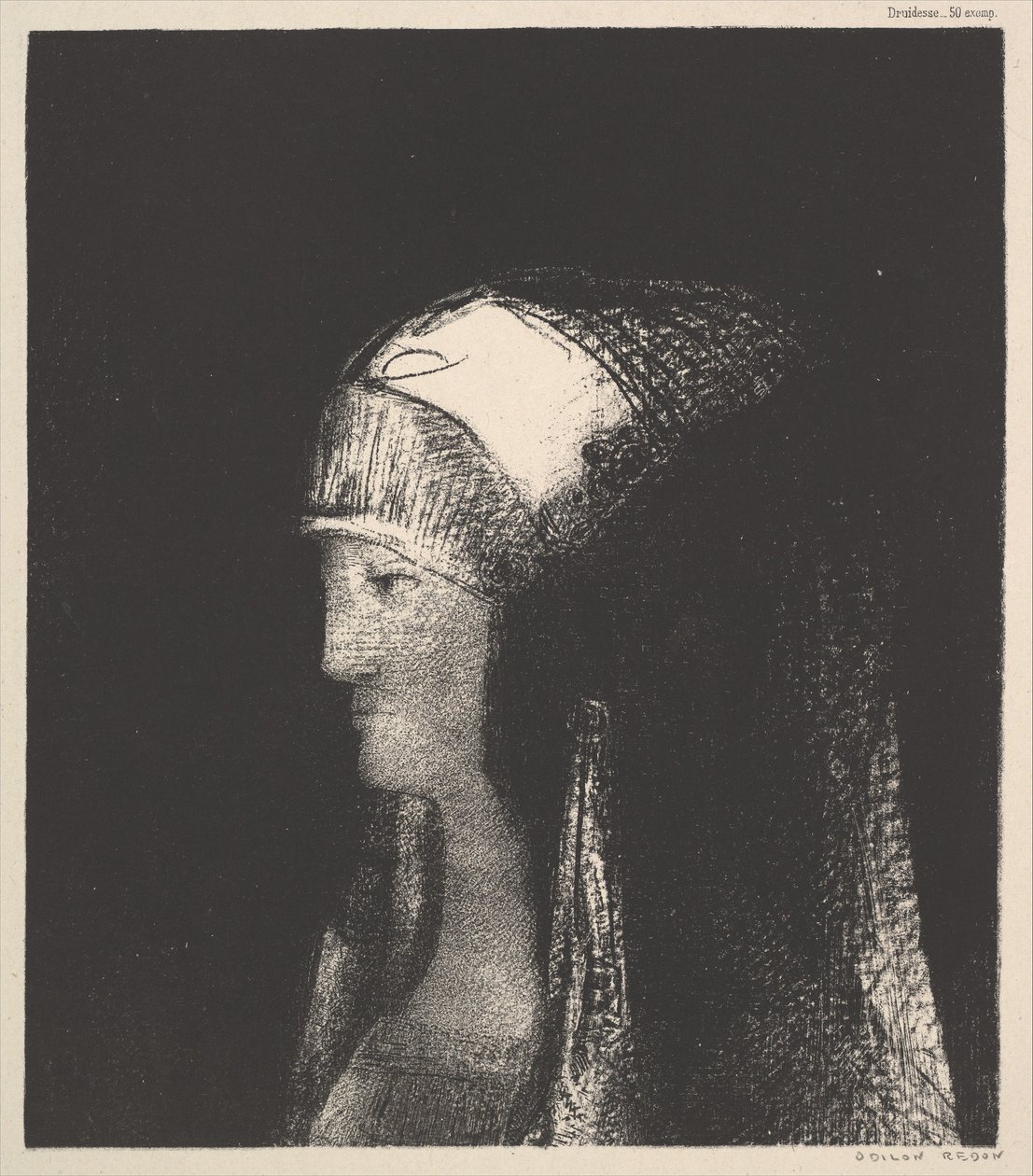 الكاهن ، 1891. بواسطة Odilon Redon
