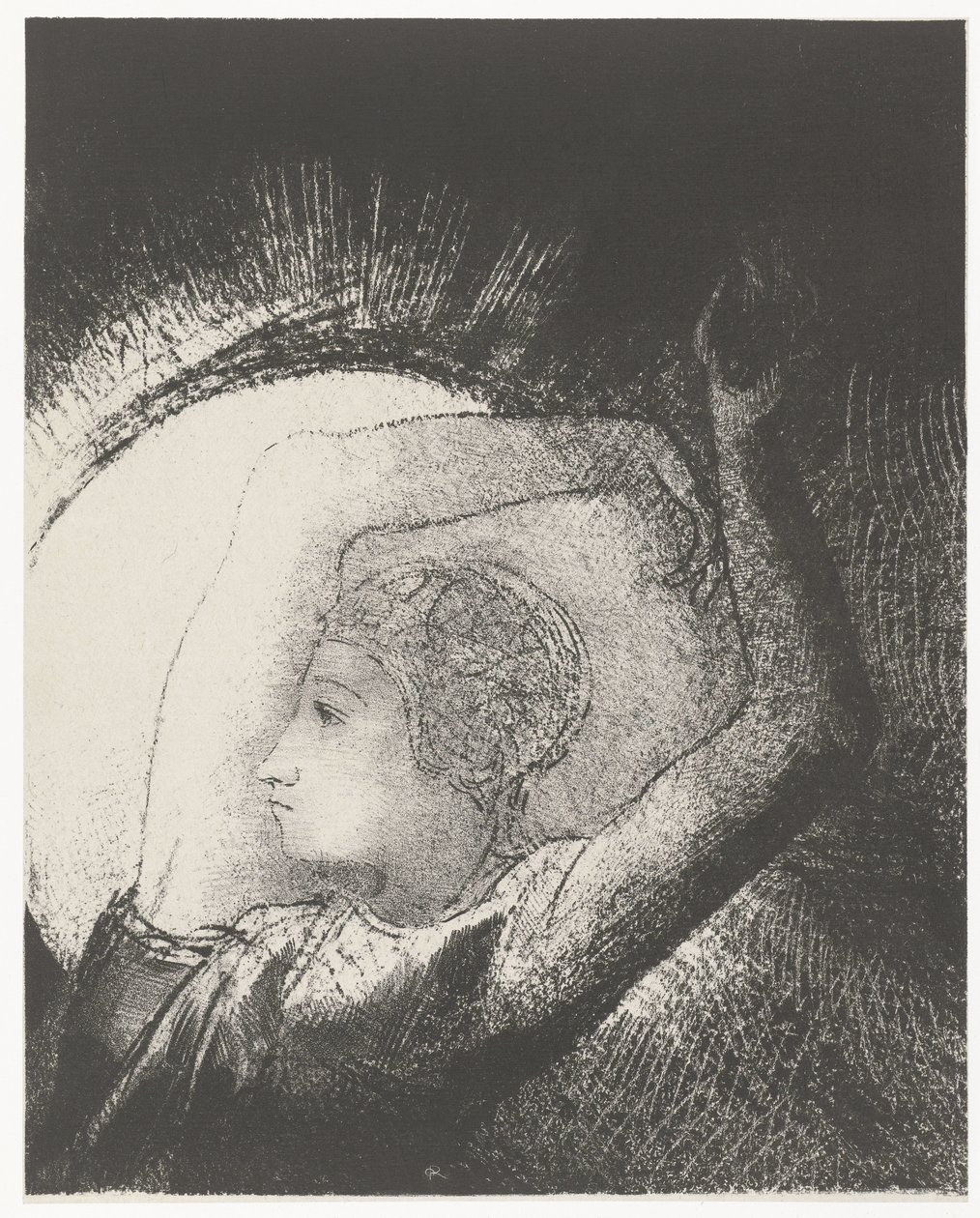 امرأة تلبس الشمس ... une femme revêtue du Soleil (العنوان على الكائن) Apocalypse de Saint-Jean (عنوان المسلسل) رؤيا يوحنا (عنوان المسلسل) بواسطة Odilon Redon
