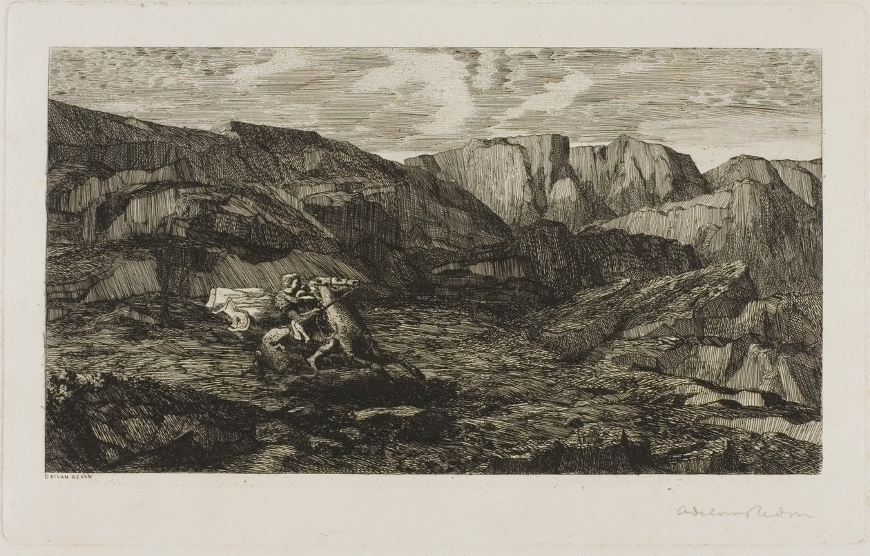 يخاف بواسطة Odilon Redon