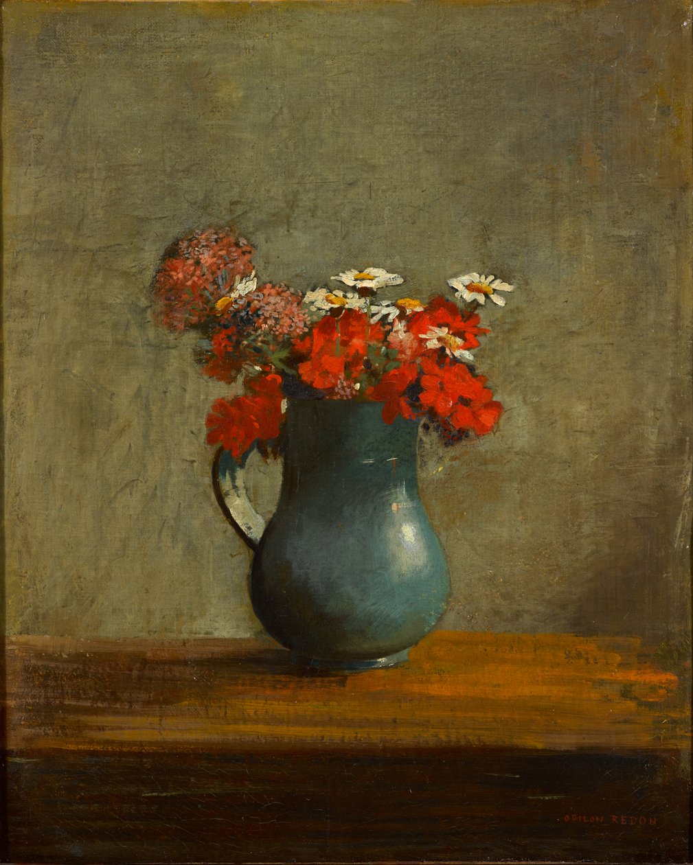 زهور في إناء بواسطة Odilon Redon