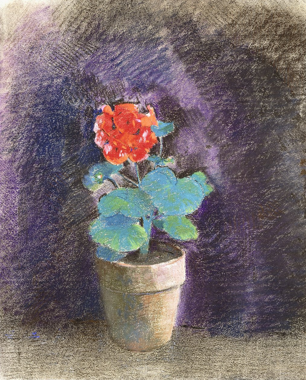 الجيرانيوم، بواسطة Odilon Redon
