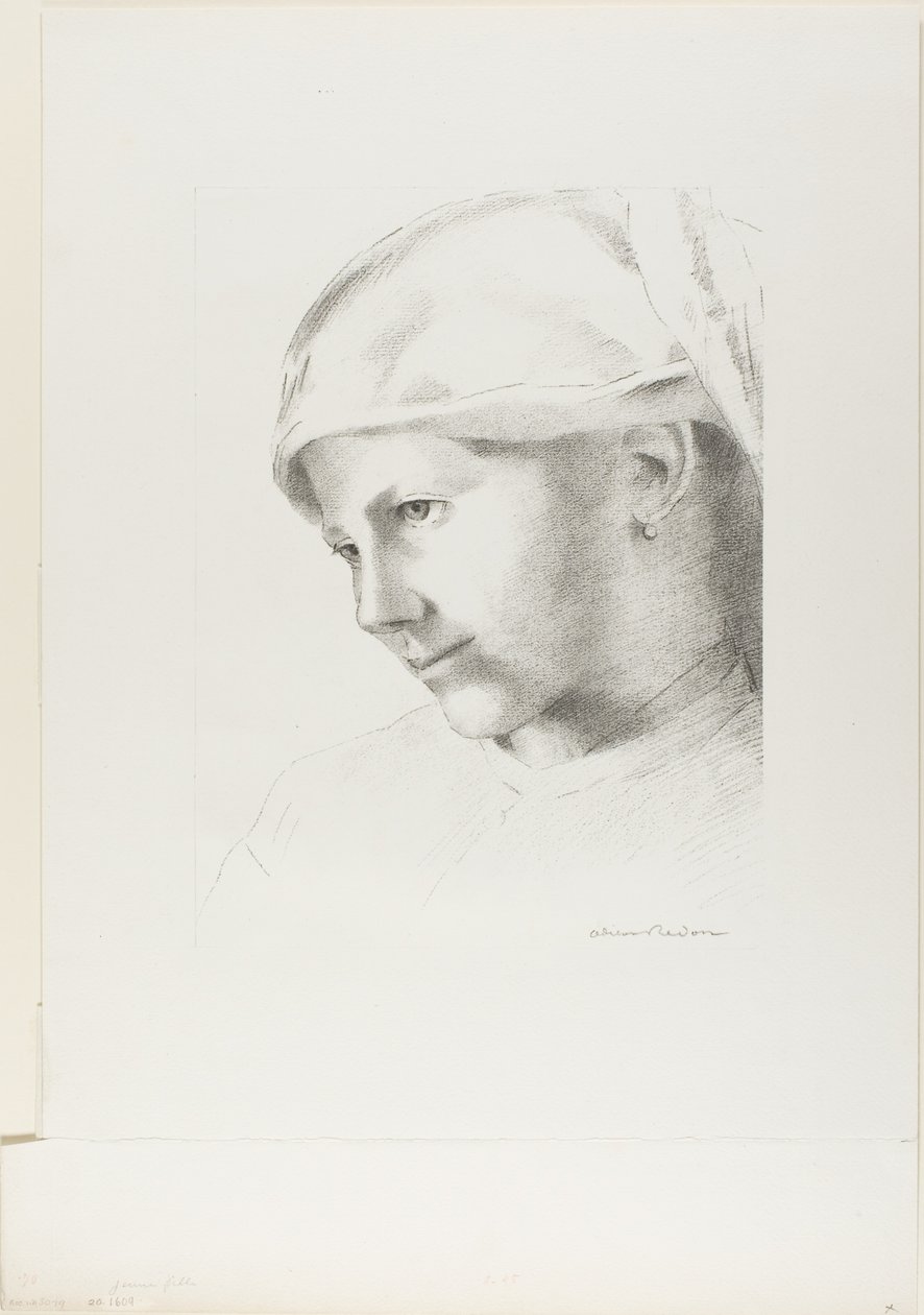 بنت بواسطة Odilon Redon