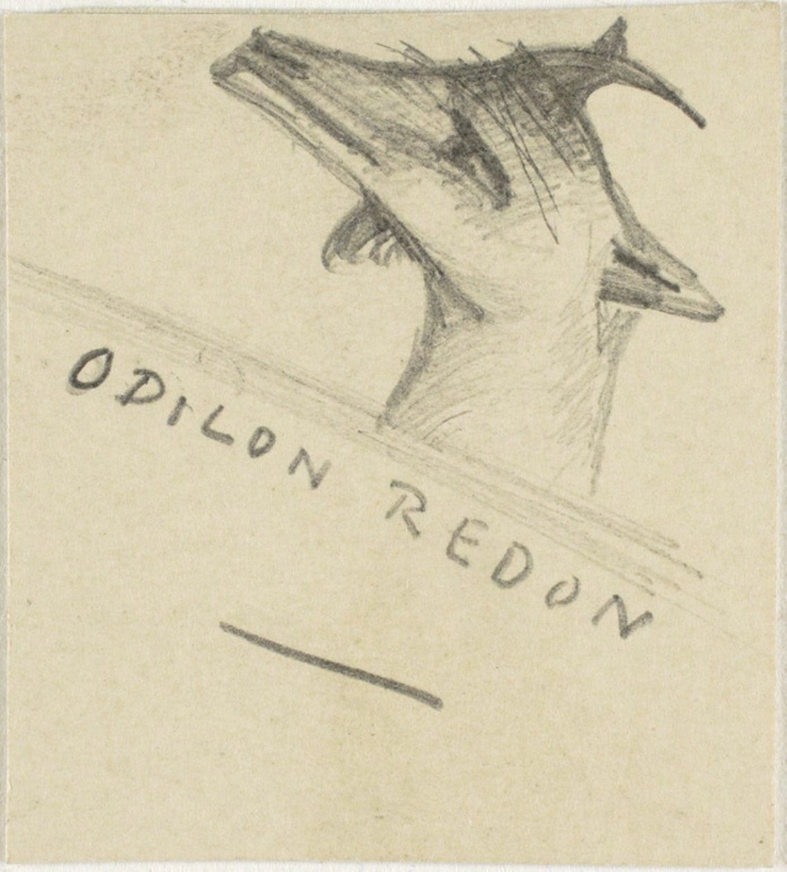 معزة بواسطة Odilon Redon