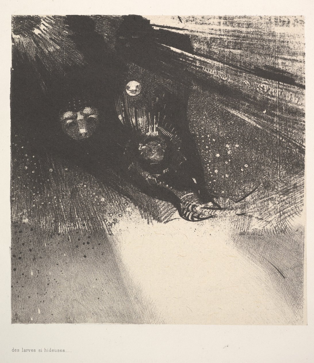 يرقات شائنة ، 1896. بواسطة Odilon Redon