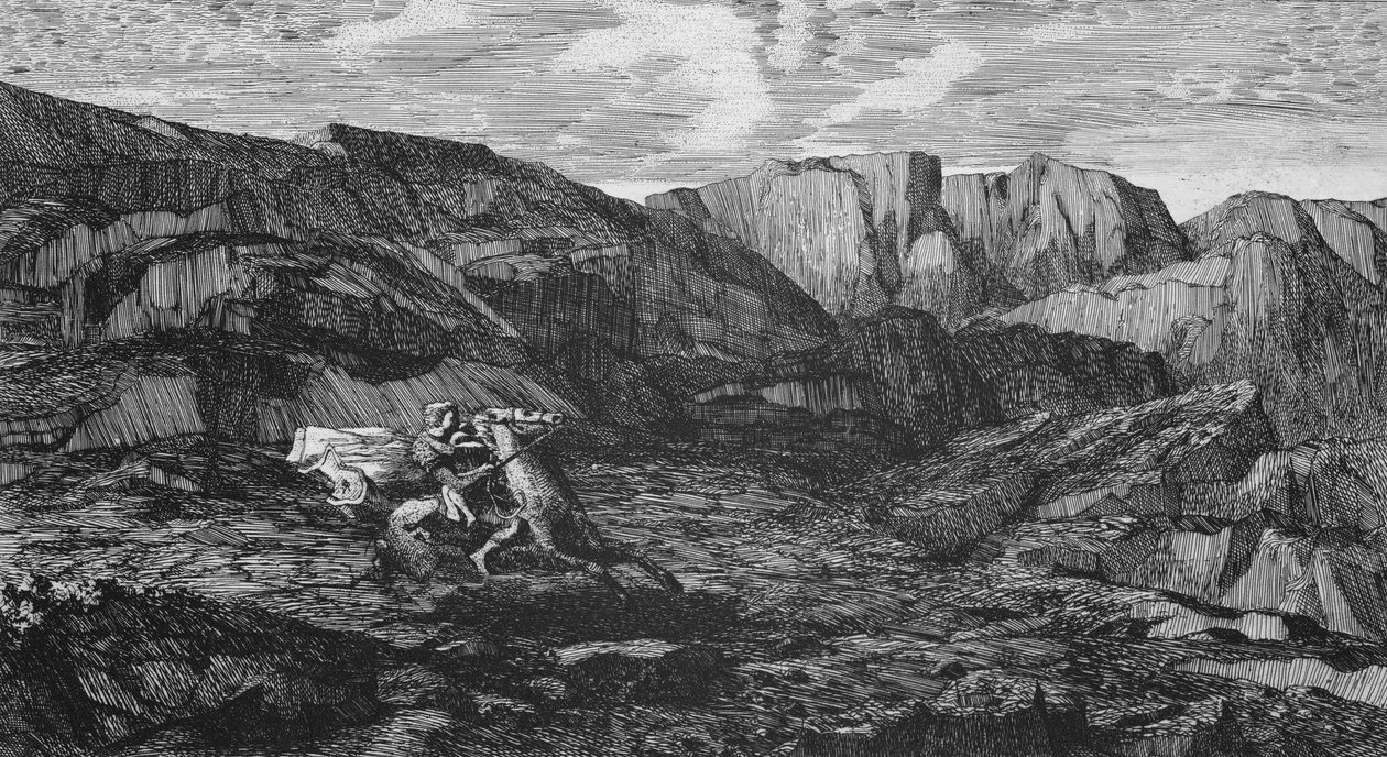 الحصان والفارس بواسطة Odilon Redon