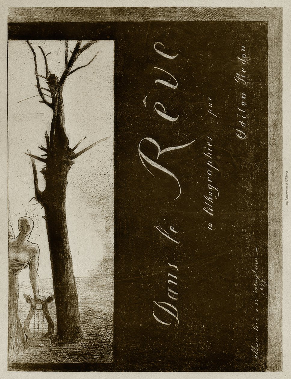 في حلم بواسطة Odilon Redon