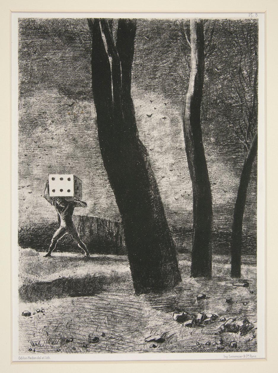 The Gambler ، من محفظة In the Dream بواسطة Odilon Redon