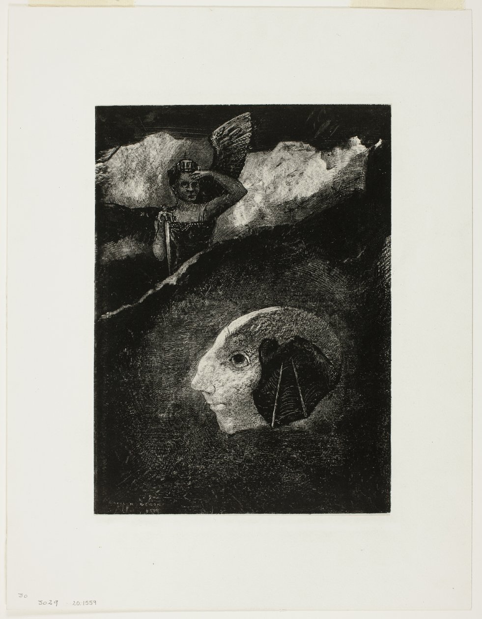 Limbo ، لوحة أربعة من In Dreams بواسطة Odilon Redon