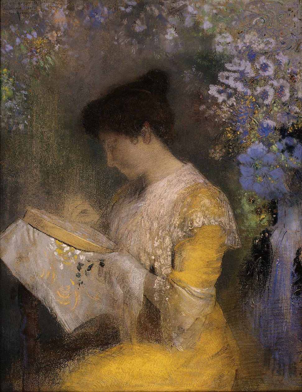 مدام آرثر فونتين بواسطة Odilon Redon