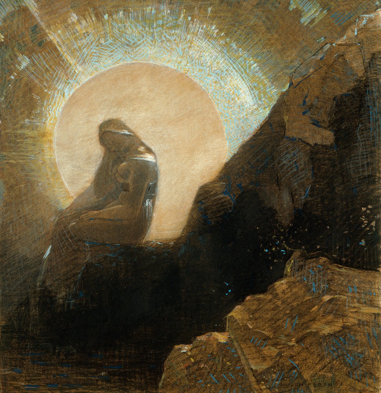 كآبة بواسطة Odilon Redon