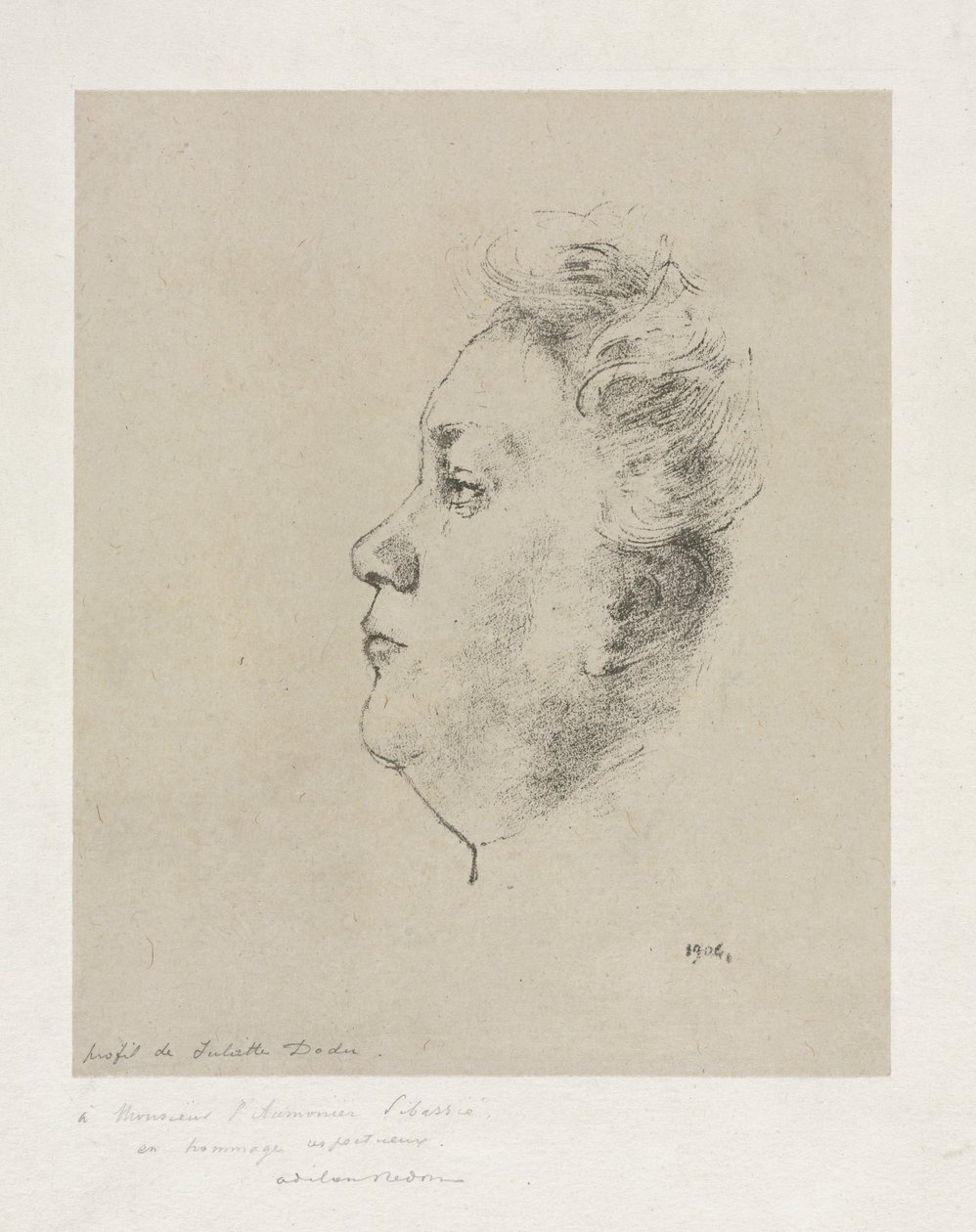 ملكة جمال جولييت دودو ، 1904. بواسطة Odilon Redon