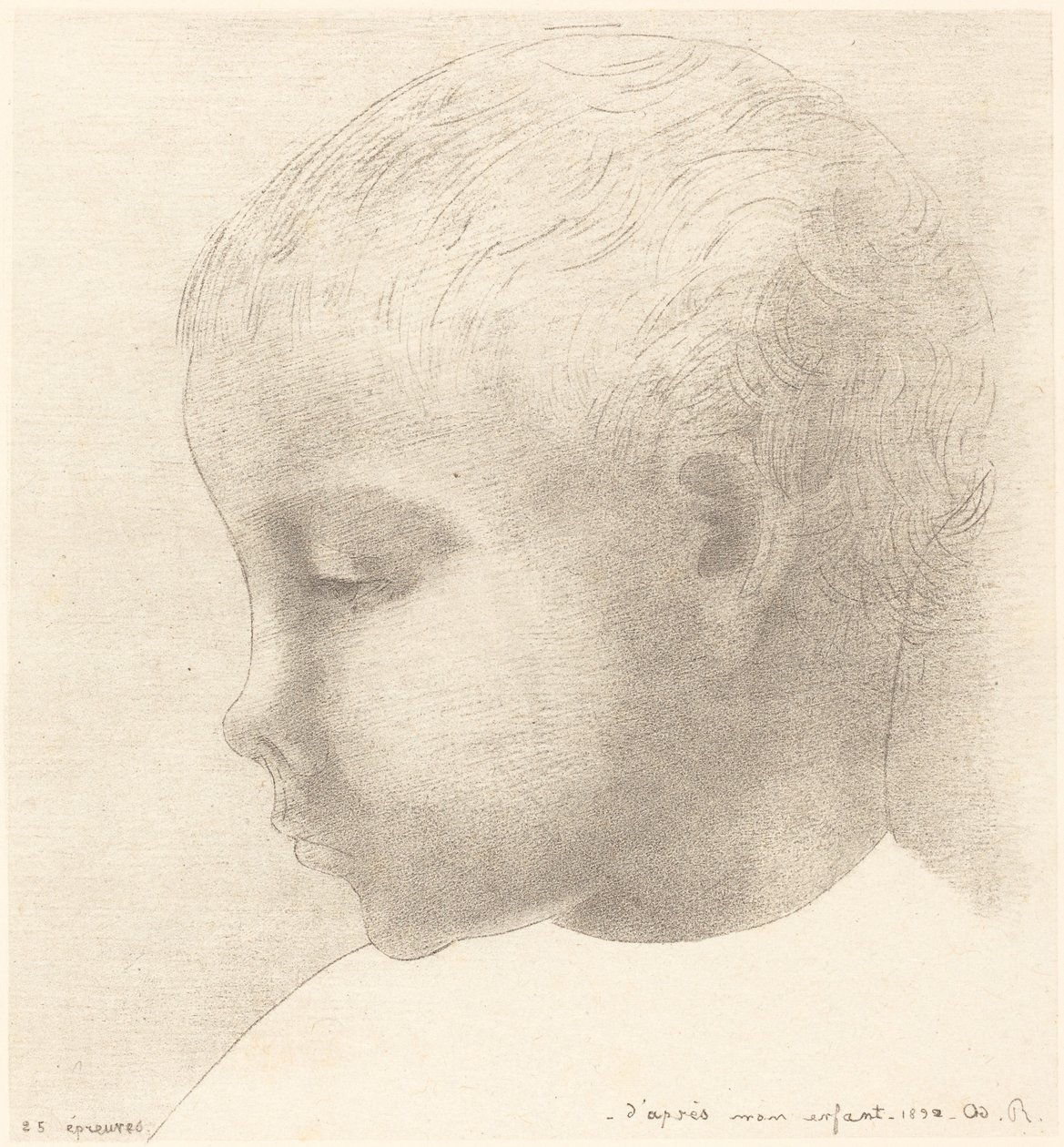Mon Enfant (طفلي) بواسطة Odilon Redon
