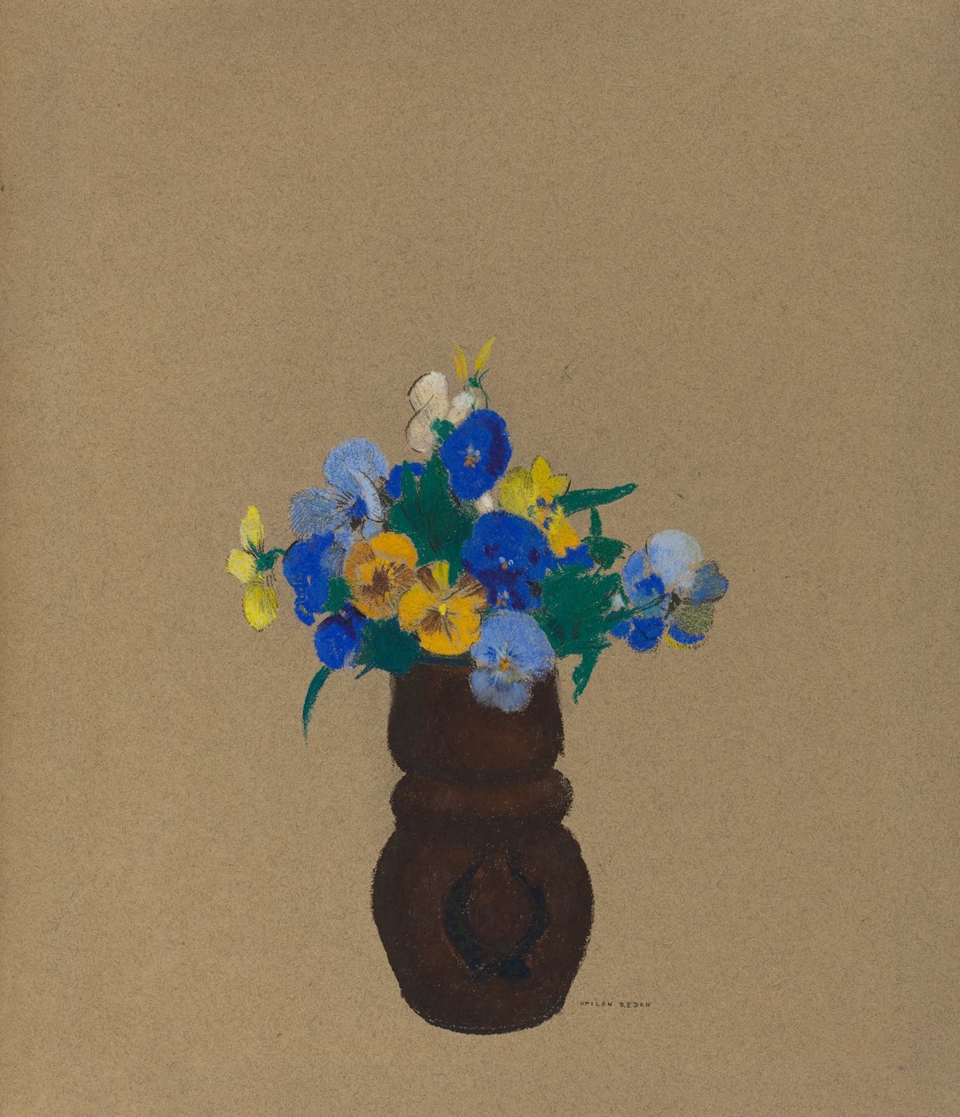 الزنابق بواسطة Odilon Redon