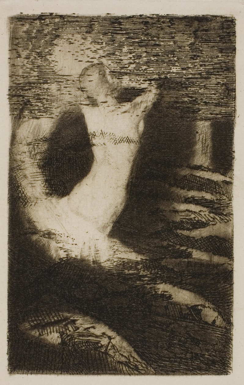 مرور الروح بواسطة Odilon Redon