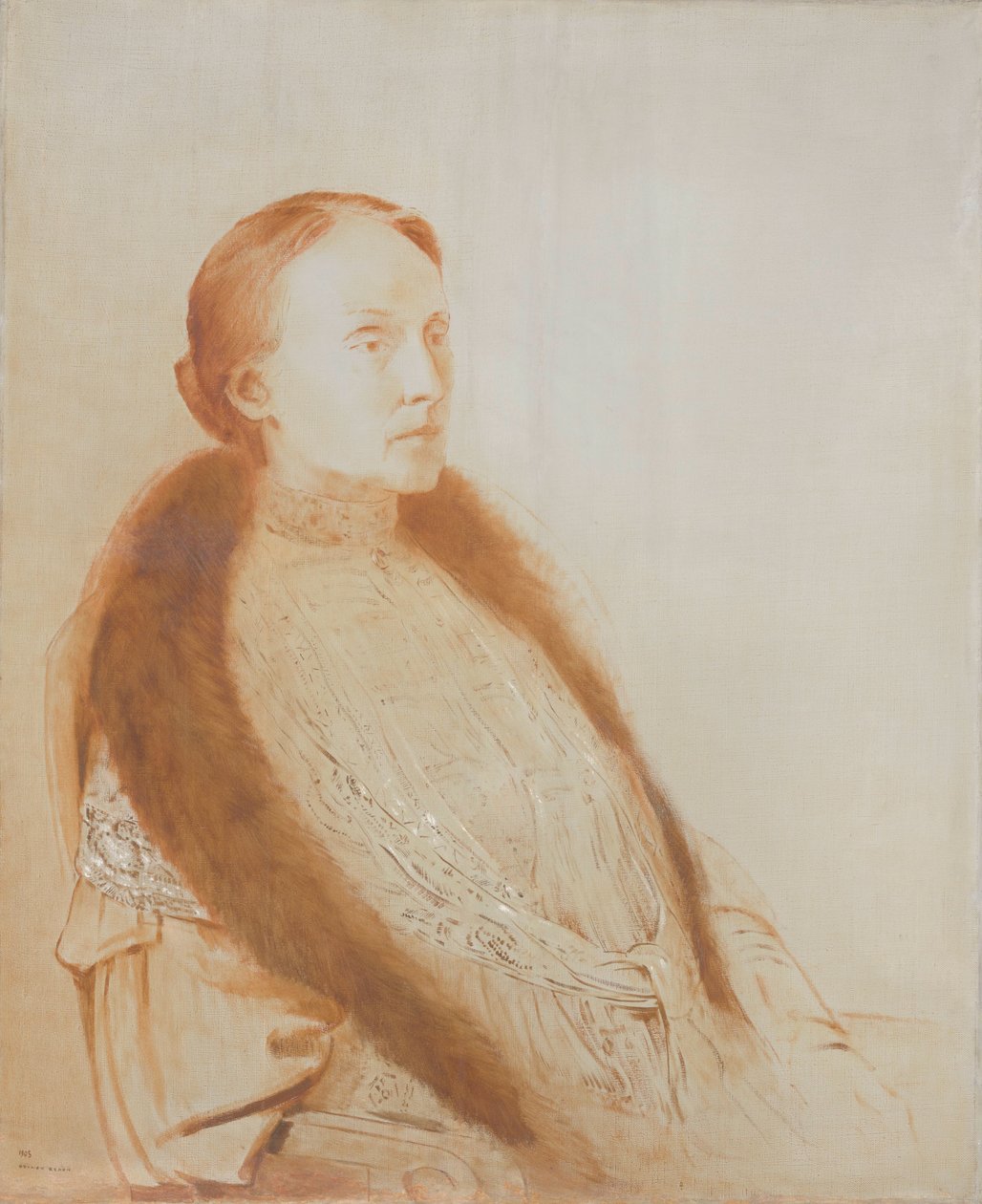 صورة ل A.M.L. Bonger-van der Linden بواسطة Odilon Redon