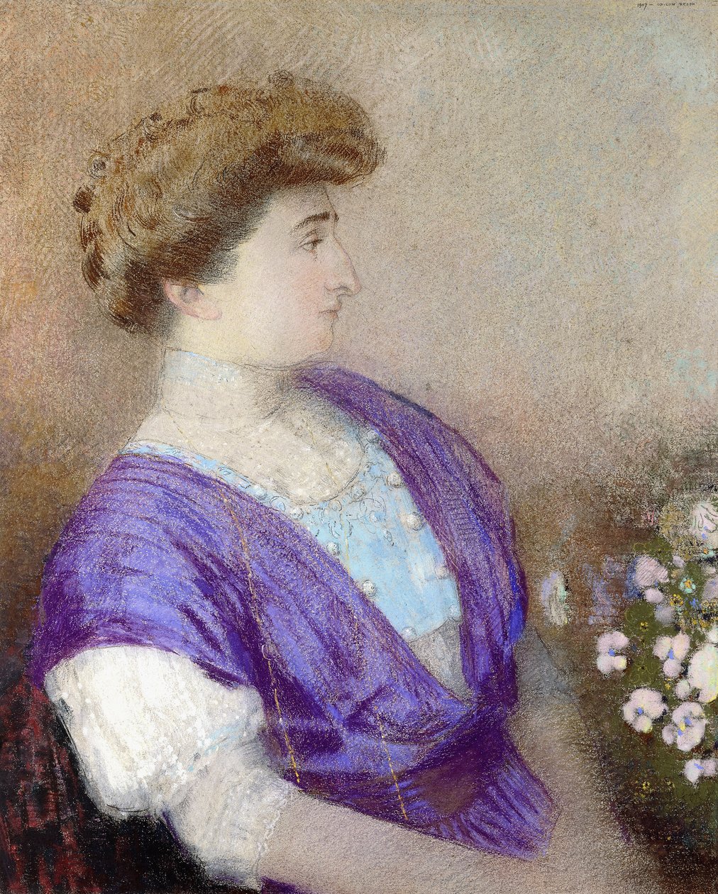 صورة لماركيز دي جونيت 1907 بواسطة Odilon Redon