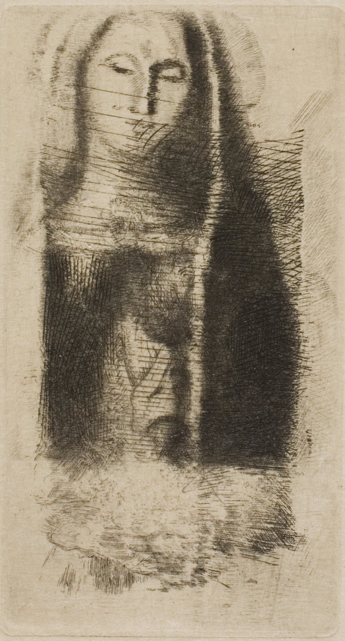 الأميرة ماليين (مادونا الصغيرة) بواسطة Odilon Redon