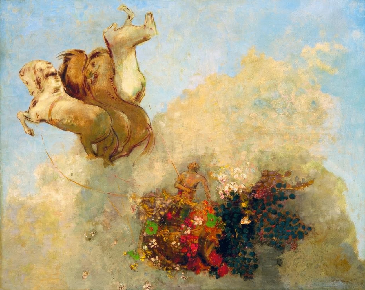Quadrige بواسطة Odilon Redon