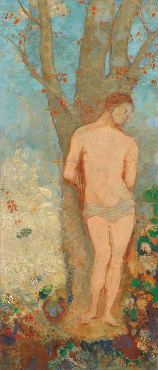 القديس سيباستيان بواسطة Odilon Redon