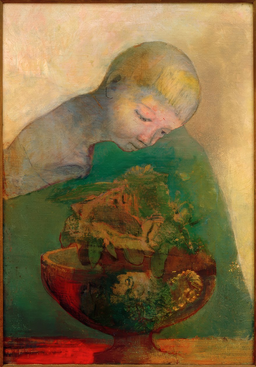 قشر من أن تصبح بواسطة Odilon Redon