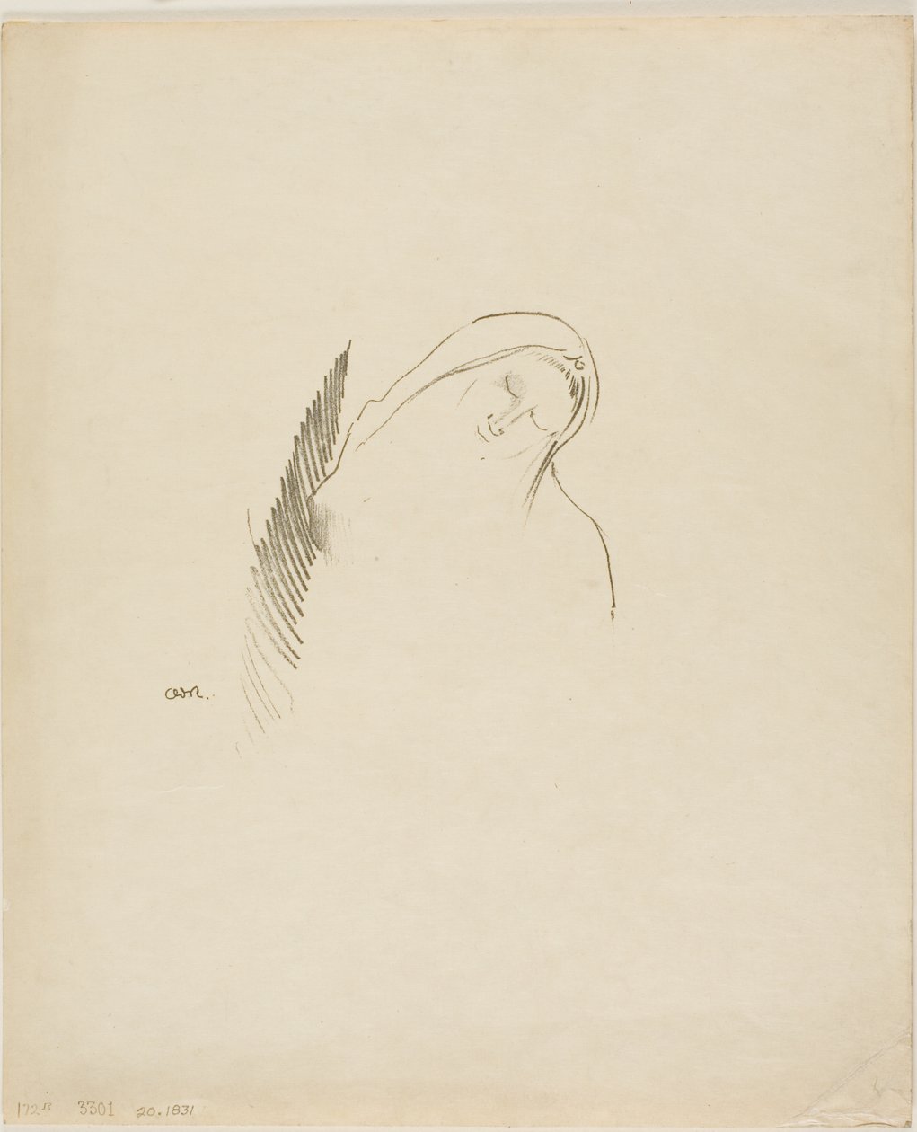 ينام بواسطة Odilon Redon