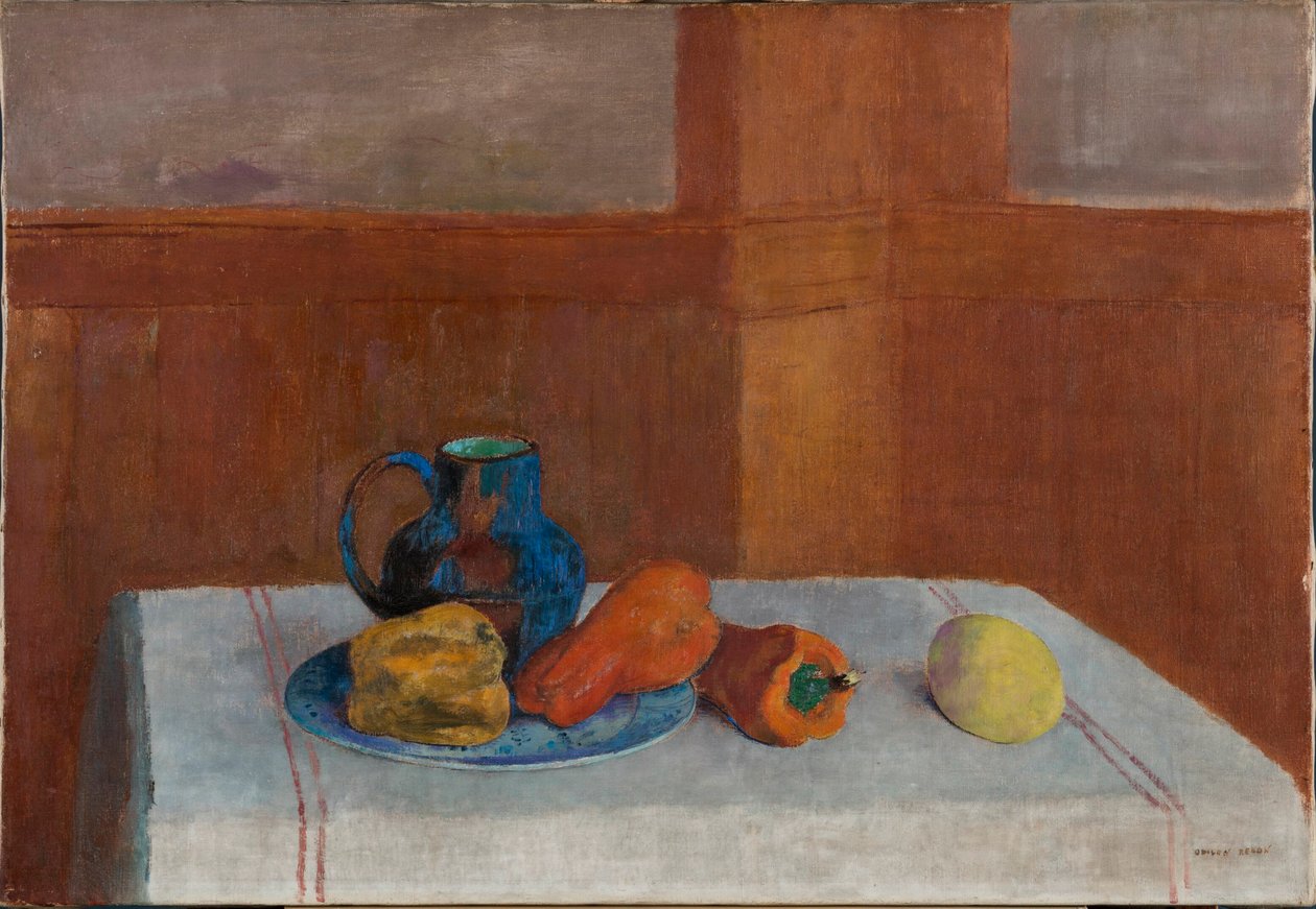 لا تزال الحياة ، حوالي 1901. بواسطة Odilon Redon
