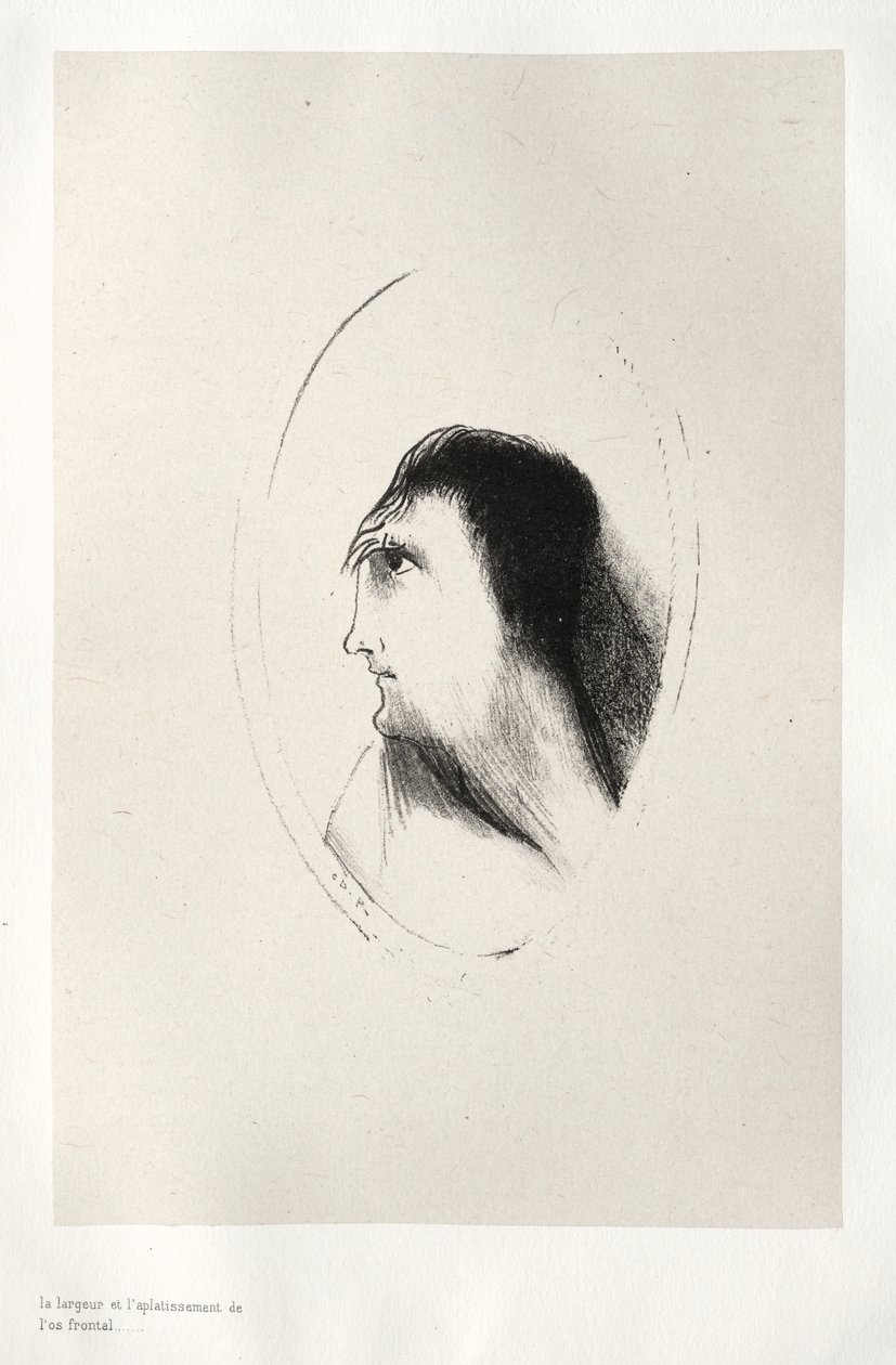 اتساع وانطواء العظم الجبهي بواسطة Odilon Redon