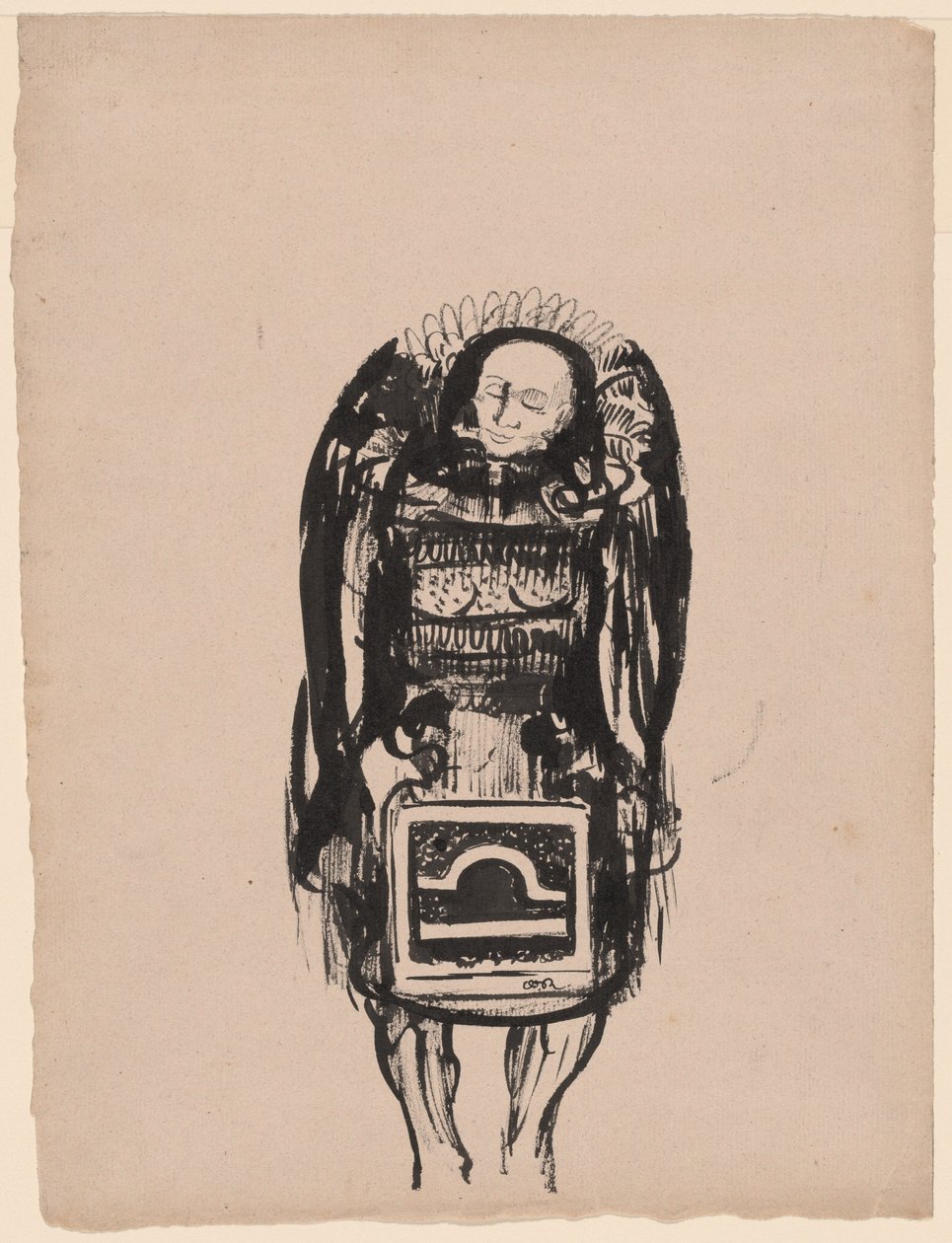 الشيطان (لو ديابل) بواسطة Odilon Redon