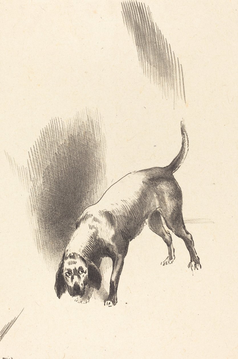 الكلب بواسطة Odilon Redon