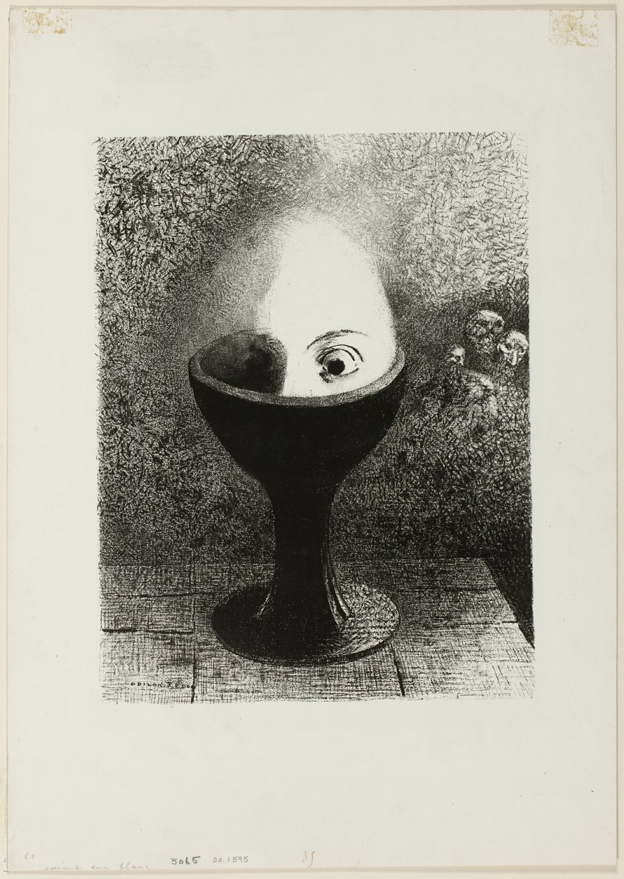 البيضة بواسطة Odilon Redon