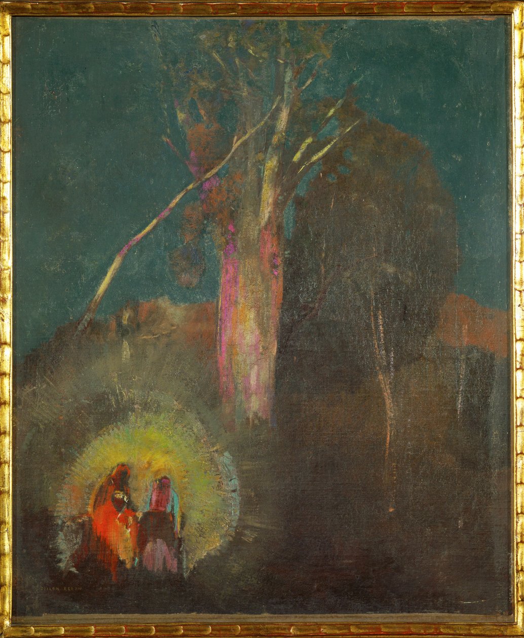 الرحلة إلى مصر (لوحة على قماش) بواسطة Odilon Redon