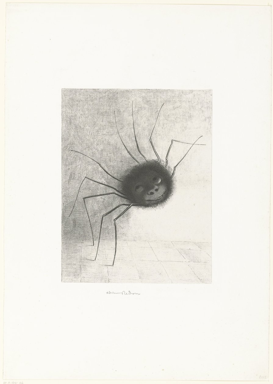 العنكبوت بواسطة Odilon Redon