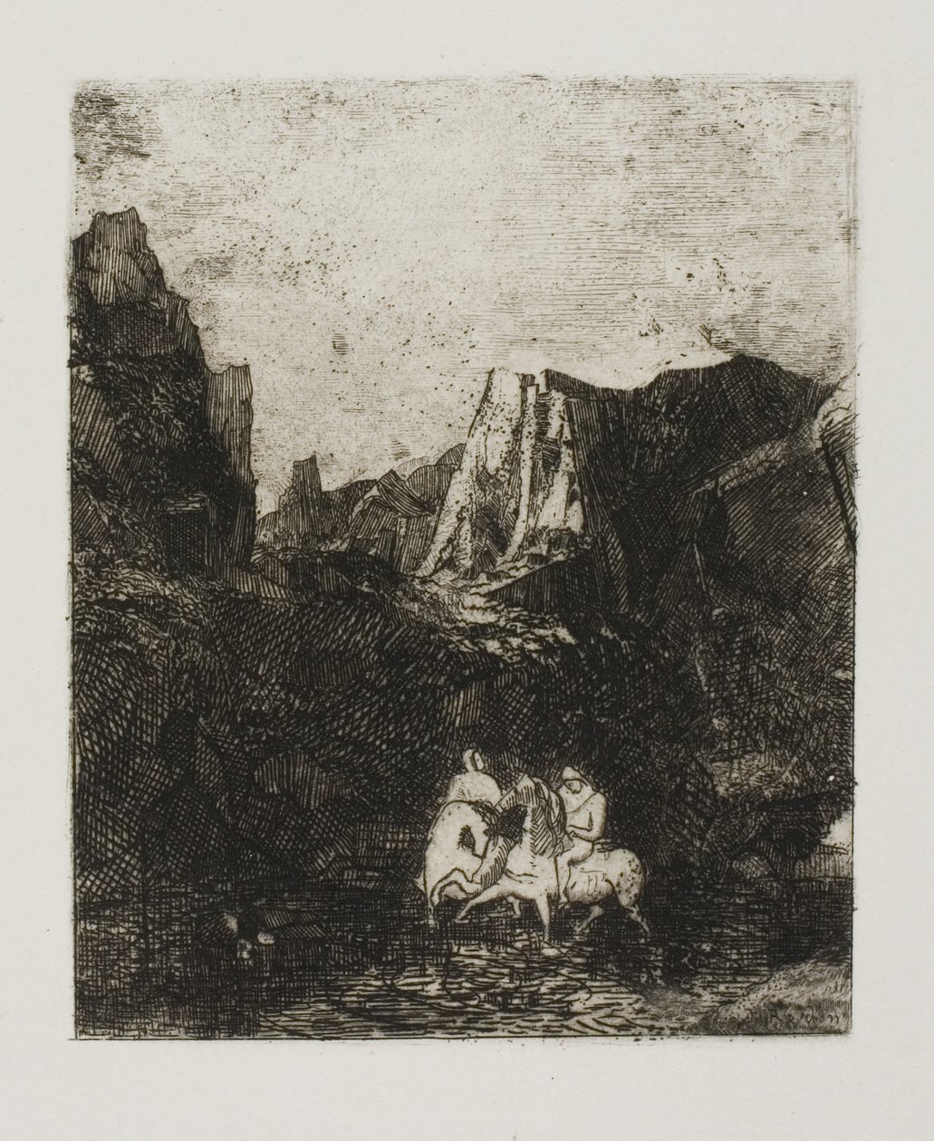 الفرسان الصغار بواسطة Odilon Redon