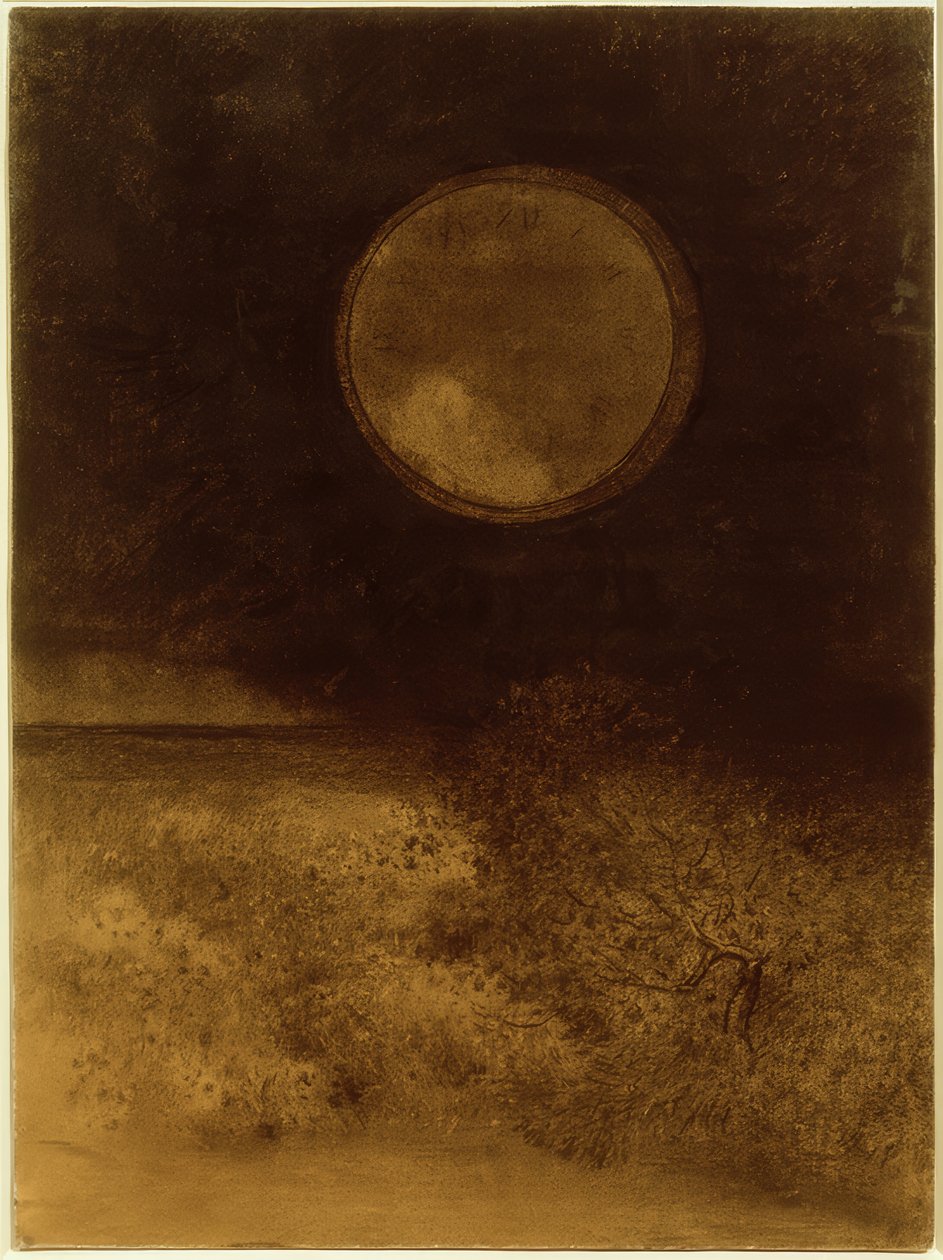 الساعة (كرة) بواسطة Odilon Redon