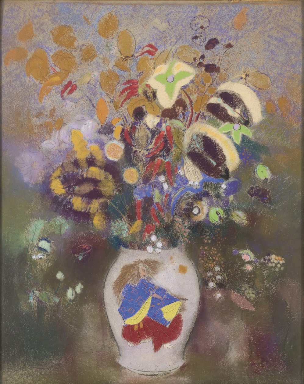 إناء المحارب الياباني ، 1905-1908 بواسطة Odilon Redon