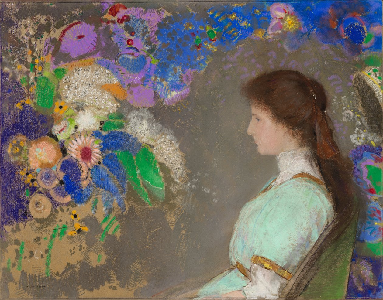 فيوليت هيمان بواسطة Odilon Redon