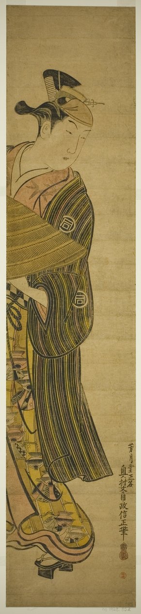 الممثل Sanogawa Ichimatsu I بواسطة أوكومورا ماسانوبو