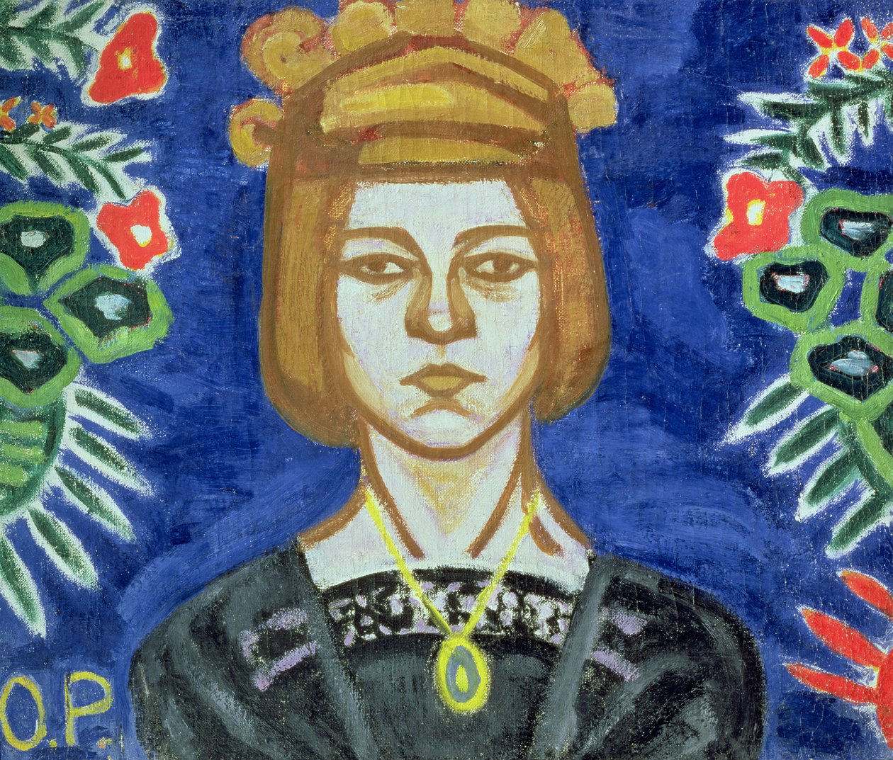 بورتريه ذاتي 1912-1915 بواسطة أولغا روزانوفا