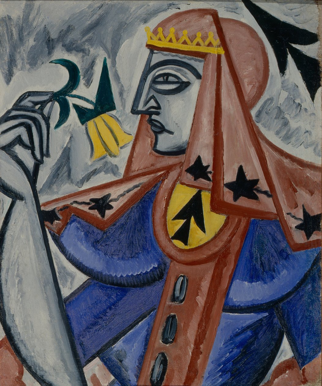 ملكة البستوني ، 1913-1914 بواسطة أولغا روزانوفا