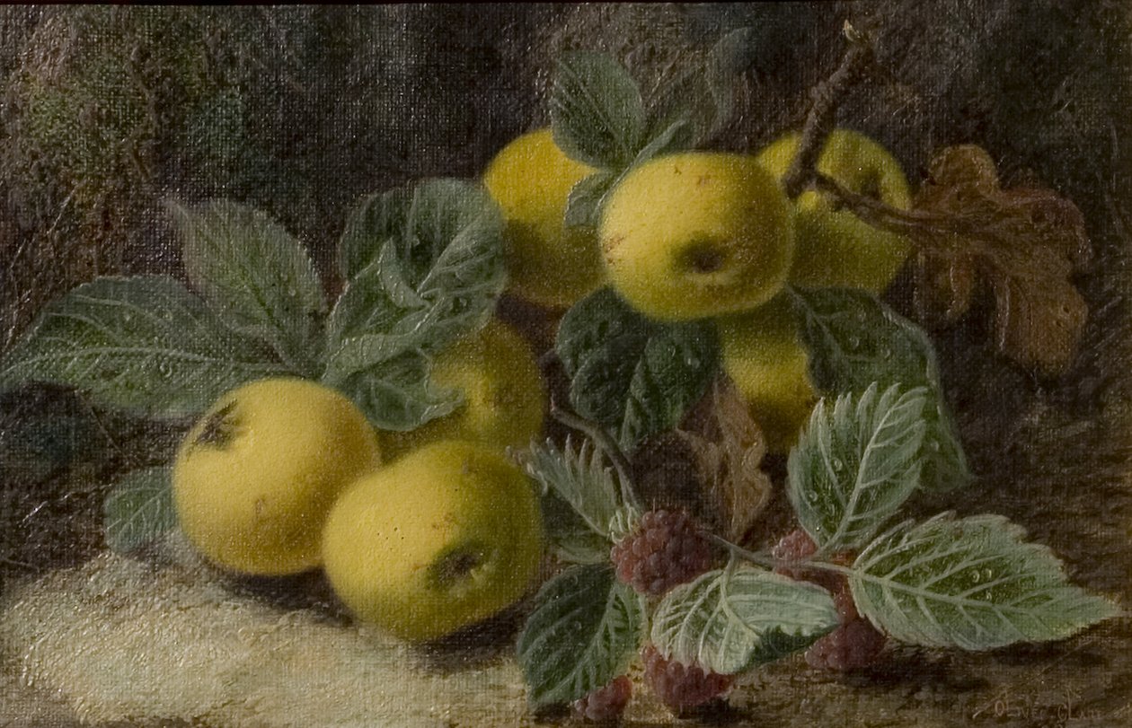 سفرجل وبلاك بيري ، ج 1893 بواسطة أوليفر كلير