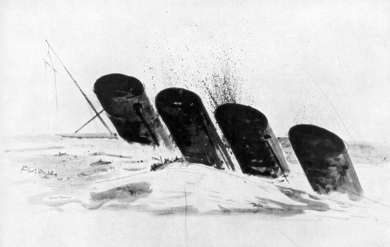 غرق RMS لوسيتانيا ، 7 مايو 1915 ، 1926 بواسطة أوليفر بيرسي برنارد